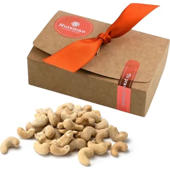 NUTSMAN Dárková krabička kešu ořechy W320 pražené solené 150 g