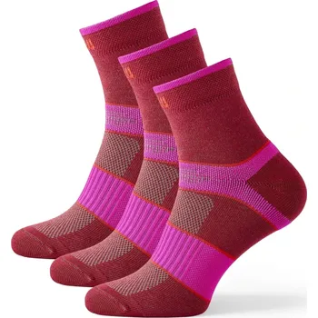 Pánské ponožky Ponožky Zulu Sport 3-pack Velikost ponožek: 39-42 / Barva: červená/růžová