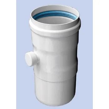 Kouřovod Zachycovač kondenzátu DN80, bílá - Al