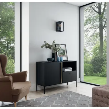 Furtim 15x30x17cm nástěnné svítidlo 1 černý