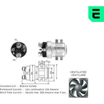 Startér Spínač startéru Bosch 0001108078, 0333009004