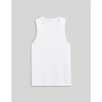 Pánské tílko Celio Tílko s kapsičkou Besing 1112805 Bílá S