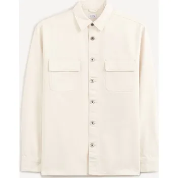 Pánská košile Celio Džínová košile Battery 1104046 Smetanová XXL