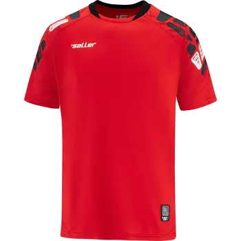 Pánské tričko Saller VIBE Sportovní triko BARVA: 170 červená-černá, Velikost: 152 Lehký funkční materiál pro trénink i volný čas
