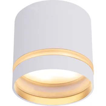 Mantra 8658 Split, stropní válcové svítidlo s průsvitným proužkem 1xGX53, bílá, průměr 8,4cm