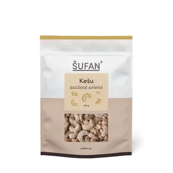 ŠUFAN s.r.o. Kešu pražené solené - 200 g