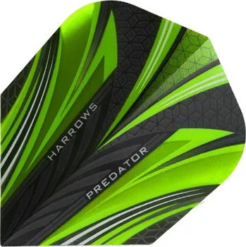 Příslušenství pro šipky Harrows Letky Predator - Green F1957
