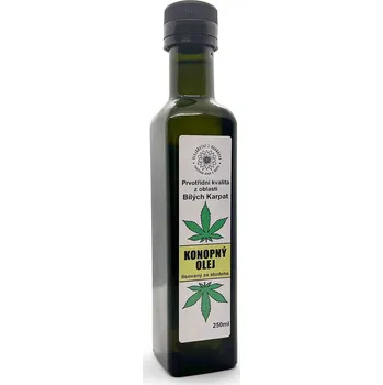 Rostlinný olej Konopný olej český RAW - 250 ml