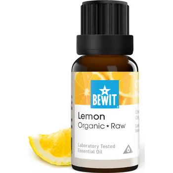 Esenciální olej BEWIT Citron, BIO RAW esenciální olej - Vzorek (12 kapek)