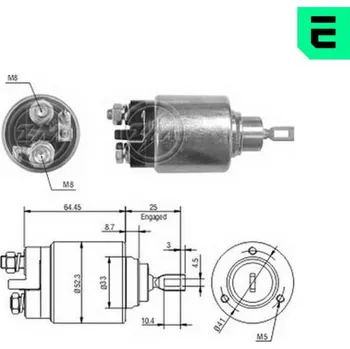 Startér Spínač startéru 0001107067 Bosch 2339304006