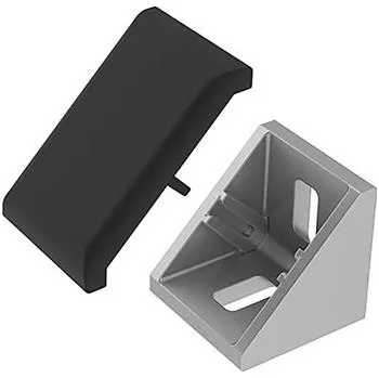 Stavební profil FATH úhelník 30 x 30 mm práškově lakovaný barva hliníku včetně krytky drážka 6