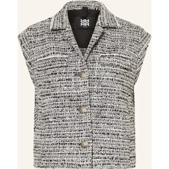 Dámská vesta Riani Dámská Vesta Z Buklé S Třpytivou Přízí, černá / šedá /...