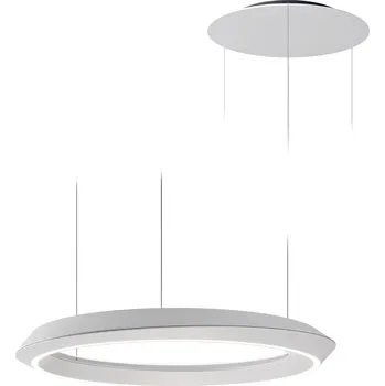Lodes 19921 1030 Tidal, kulaté závěsné svítidlo LED 33W 3000K, matná bílá/bílá, průměr 60cm, TRIAC
