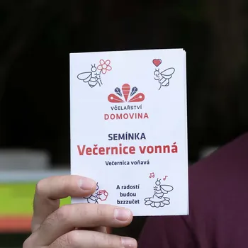 Včelařství Domovina Semínka večernice vonná Hmotnost: 2,5 g