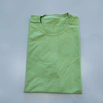 Klasické bavlněné tričko krátký rukáv vlastní výroby - zelené jablko Velikost: XXL