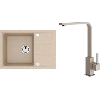 Set Alveus (dřez Intermezzo 40 Beige 55 + baterie Afra Beige 55) SETA25233