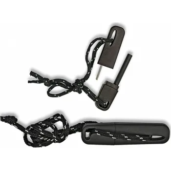 Podpalovač Křesadlo ALBAINOX FIRE STARTER na rozdělávání ohně černé