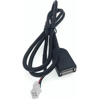 ISO konektor Podofo USB kabel pro 2DIN autorádio - USB do 4 PIN