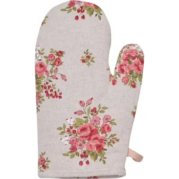 Chňapka Tegatex Kuchyňská chňapka - Drobné kvítky na hnědém 18*25 cm