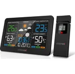 ELDONEX EWS-1010-BK - Meteostanice s LCD displejem 2xAAA černá