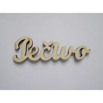 Dřevěný výřez nápis PEČIVO vel.1