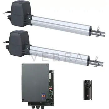 Pohon brány Hörmann RotaMatic 2 - sestava pohonů pro 2-křídlé brány do 5 m (Vhodný pro 2-křídlé brány do 5 m průjezdu a 440 kg)