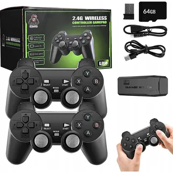 Herní konzole Mini retro herní konzole s 20000 hrami, video emulátor, 2 ovladače, HDMI