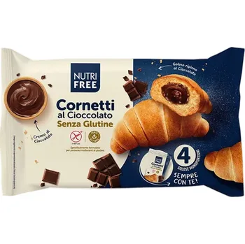 Trvanlivě pečivo NUTRIFREE Croissant s čokoládovou náplní 4 kusy