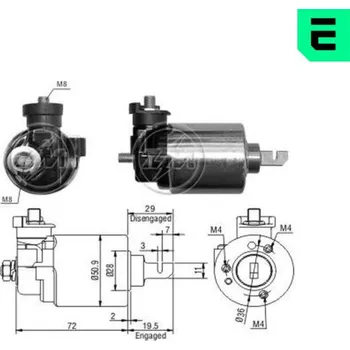 Startér Spínač startéru SM44232 Mitsuba SM442-32