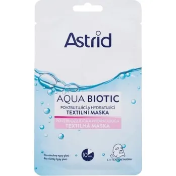 Pleťový krém Astrid Povzbuzující a hydratující textilní maska Aqua Biotic 20 ml + 2 měsíce na vrácení zboží