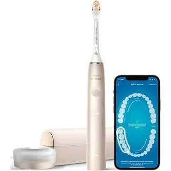Elektrický zubní kartáček Philips HX9992/11 Sonicare Prestige, sonický chytrý kartáček - HX999211