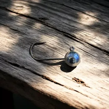 Rybářský háček RYVALURES-JIGOVÁ HLAVA KULIČKA 3G/FINJIG VEL.4 - 5KS