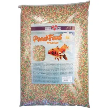 Krmivo pro rybičky Cobbyspet POND GRANULES COLOUR SMALL 30l / 4kg