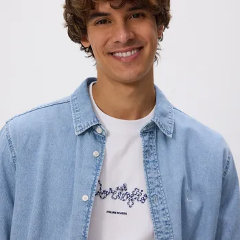 Pánská móda Reserved - Tričko comfort fit - bílá - 050EE-00X - 050EE-00X-L