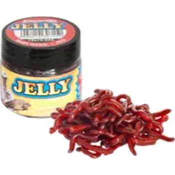 Umělá nástraha BENZAR MIX - Umělí červi Jelly Baits Bloodworm Červená 30 ml