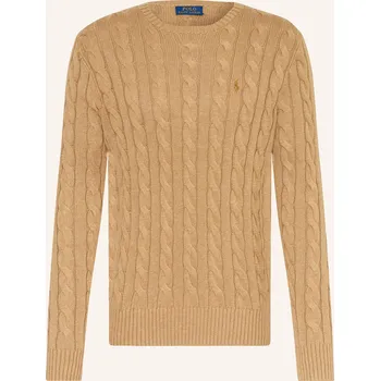 Pánské oblečení Polo Ralph Lauren Pánský Svetr, velbloudí, XL