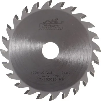 Pilový kotouč Pilový kotouč SK 120x4,0/2,5x30 5381 24 WZ - CNC