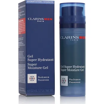 Přípravek na čištění pleti a oči Clarins Men Super Moisture Gel 50 ml
