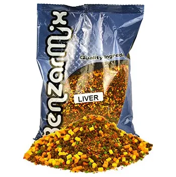 Návnadová surovina Benzar směs CRUSHED PVA BAG MIX 800 g Velikost: játra