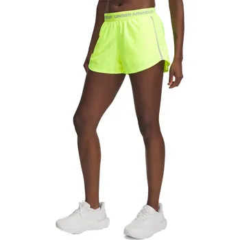 Pánské kraťasy Dámské tréninkové kraťasy UNDER ARMOUR-Tech Play Up Shorts-YLW Žlutá L