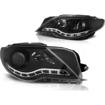 Přední světlomet Přední světlomety, světla, lampy Volkswagen Passat 3CC, 2008-2012, LED Daylight, černé black, LPVWJ5 (LPVWJ5)