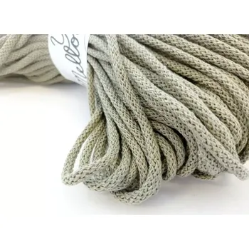 Příze Bavlněná šňůra BERRY 3mm - khaki (Délka šňůry: 100 m)