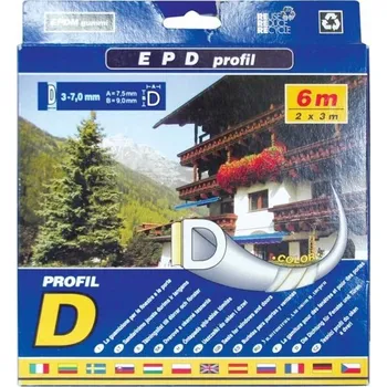 Vyrobce Těsnění D profil 9x7,5mm/6m