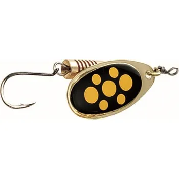 Umělá nástraha Dam Třpytka Effzett Spinner With Single Hooks Sinking Blacky - Velikost 1 Hmotnost 3 g
