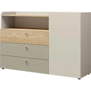 Dětská skříň Komoda YUKI 140 1D3S1P