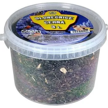 Sušená potravina Slunečnice černá 3 l, kbelíček