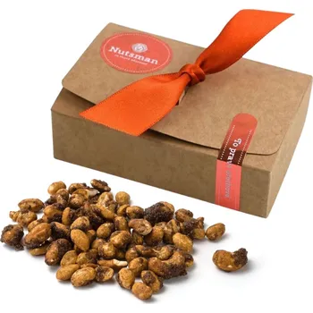 NUTSMAN Dárková krabička kešu a arašídy v medu a soli 150 g