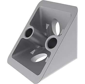 Stavební profil FATH zinkový úhelník I 40×40 mm, práškově lak. barva hliníku vč. krytky drážka 8