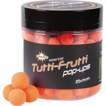 Boilies Dynamite Baits Pop-Ups Fluro Tutti Frutti 15mm
