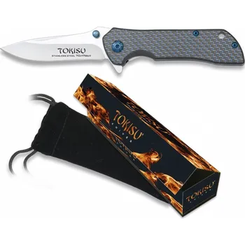 kapesní nůž Zavírací nůž TOKISU Carbon fiber EDC 18595